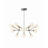 Nabila Chandelier by Tooy - Medium, Satin Titanium Dark Bronze