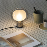 Nabila Mini Table Lamp, Finish: Black Chrome