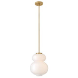 Nadia Pendant - Lacquered Brass