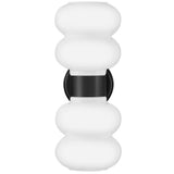 Nadia Wall Sconce Black By Lark Living - Front View2