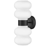 Nadia Wall Sconce Black By Lark Living - Side View1