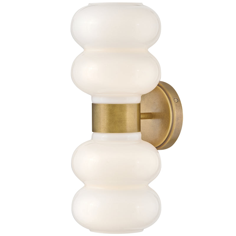 Nadia Wall Sconce Lacquered Brass By Lark Living