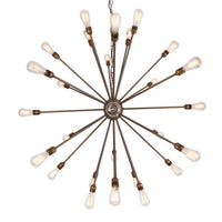Nagano Chandelier - Antique Brass