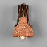 Nagi Wall Light Antique_Brass_Red_Iron_Red