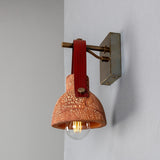 Nagi Wall Light Antique_Brass_Red_Iron_Red