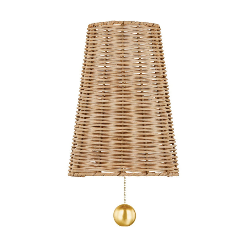 Naida Wall Sconce - Aged Brass