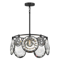 Nala Small Convertible Chandelier - Black - by Fredrick Ramond