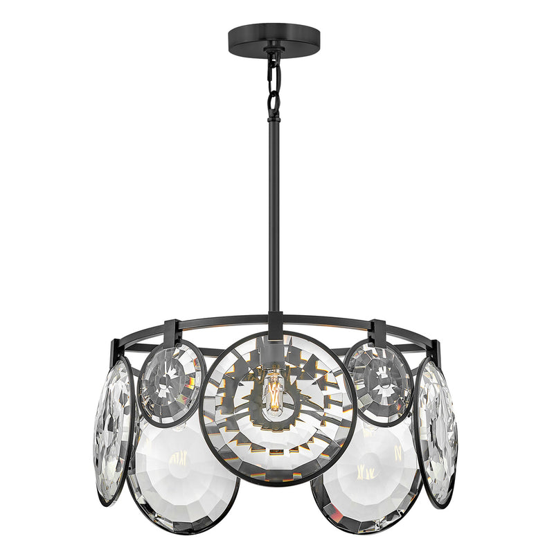 Nala Small Convertible Chandelier - Black - by Fredrick Ramond