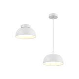 Napa Flush Mount and Pendant by Dals - 12 Inch, White