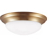 Nash Flushmount — 14 Inch, Satin Brass