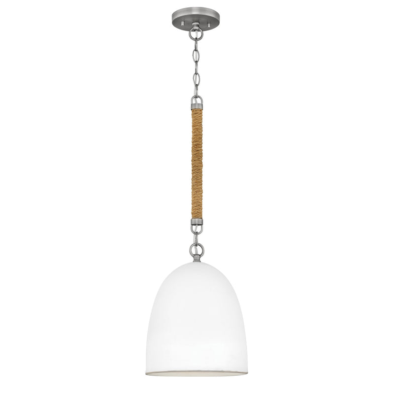 Nash Small Pendant - Antique Nickel - by Hinkley