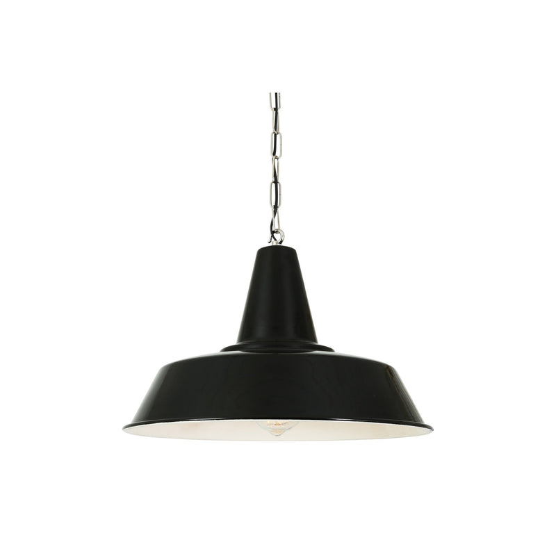 Nassau Industrial Factory Pendant - Black