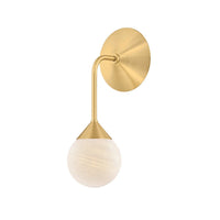 Natasha Wall Sconce - Aged Brass