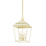 Natick Lantern - 12.5 Inch - Aged Brass with Soft Sand by Hudson Valley