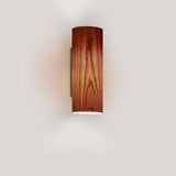 Natural Cherry Black Metal Romanica Slim Wall Lamp by LZF