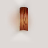 Natural Cherry Matte White Metal Romanica Slim Wall Lamp by LZF