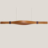 Natural Cherry Woodstraps Linear Suspension by LZF