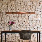 Natural Cherry Woodstraps Linear Suspension by LZF