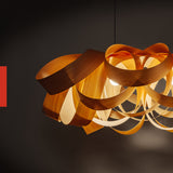 Natural Gross-X Linear Pendant by Traum