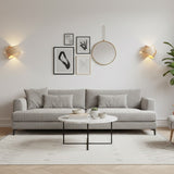 Natural Kreuz Wall Light by Traum in Living Room