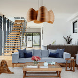 Natural Large Herz Multi-Light Chandelier by Traum in Living Room