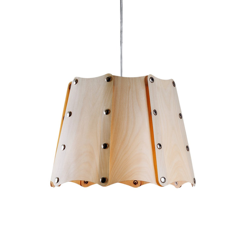 Natural Mini Rad Pendant Light by Traum