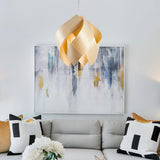 Natural Platzen Pendant Light by Traum in Living Room