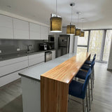 Natural Small Sax II Pendant Light by Traum in Dining Area