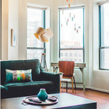 Natural Stativ Floor Lamp by Traum in Living Room
