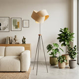 Natural Stativ Floor Lamp by Traum in Living Room