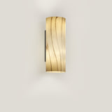 Natural White Black Metal Romanica Slim Wall Lamp by LZF