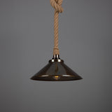 Naxos Rope Pendant - Antique Brass