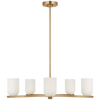 Neblina Chandelier Satin Brass By Generation Lighting