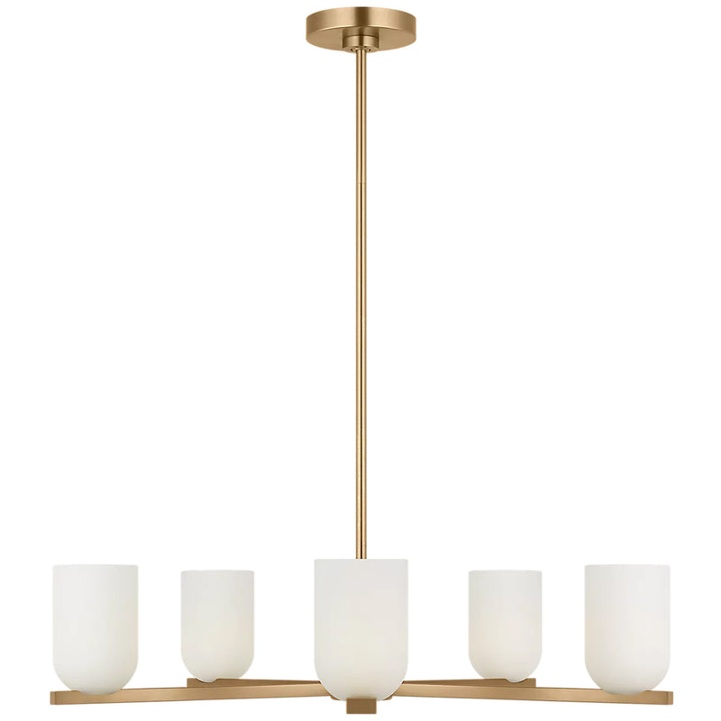 Neblina Chandelier Satin Brass By Generation Lighting