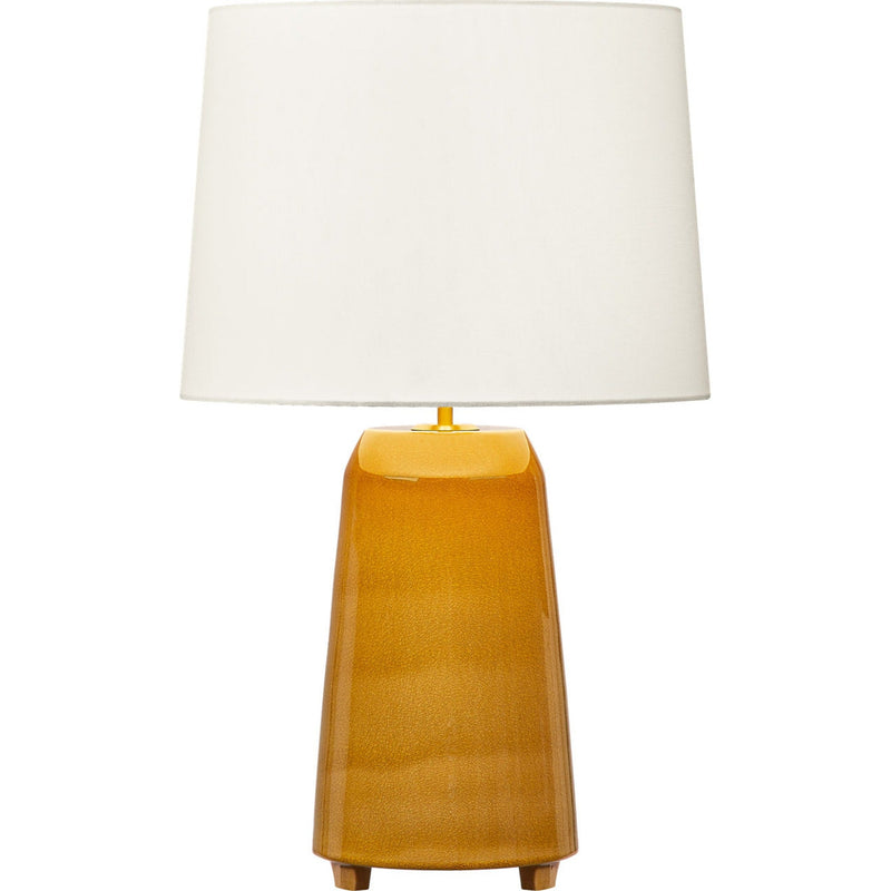 Nell Table Lamp — White Linen, Cracked Honey | Cracked Honey