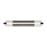 Neoness Outdoor Wall Sconce 34 Inch Matte Black Clear Glass by Eurofase