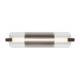 Neoness Vanity Light 25 Inch Weathered Brass Clear Glass by Eurofase