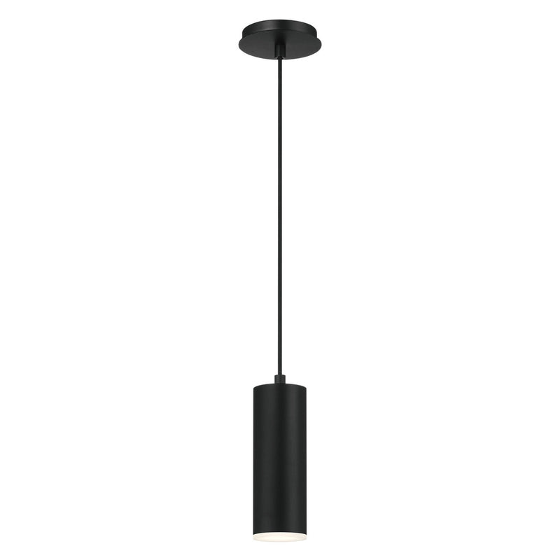 Neptune Pendant 8 Inch Black by Eurofase