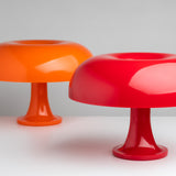 Nessino Table Lamp Orange And Red By Artemide 