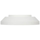 Nevado Flush Mount Matte White By Generation Lighting - Front View1