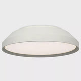 Nevado Flush Mount Matte White By Generation Lighting - Front View2