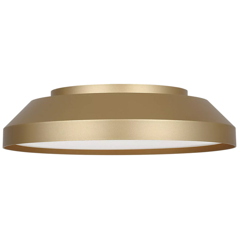 Nevado Flush Mount Satin Brass By Generation Lighting