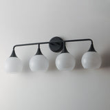 Neve Bath Vanity Light Black by Maxim Lighting