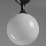 Neve Flush Mount Black By Maxim Lighting - Lifestyle View1