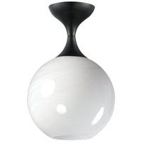Neve Flush Mount Black By Maxim Lighting