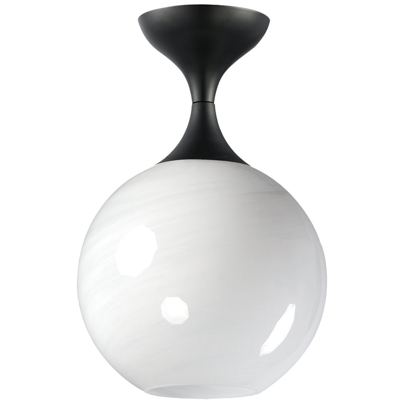 Neve Flush Mount Black By Maxim Lighting