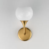 Neve Scone Wall Sconce Natural Aged Brass by Maxim Lighting