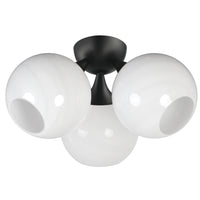Neve Semi Flush Mount Black By Maxim Lighting