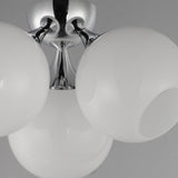 Neve Semi Flush Mount Polished Chrome By Maxim Lighting - Detailed View