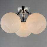 Neve Semi Flush Mount Polished Chrome By Maxim Lighting - Front View